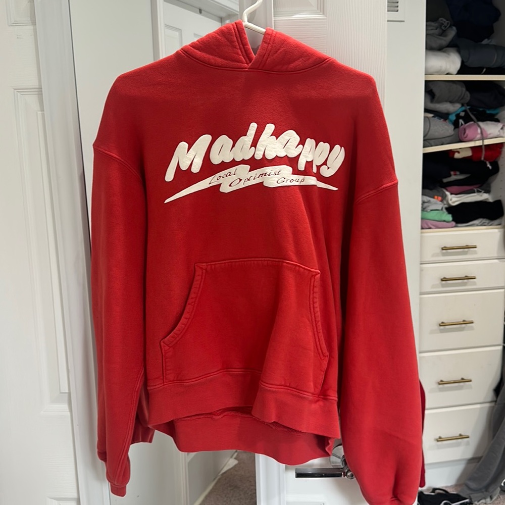 Madhappy Red Logo Hoodie